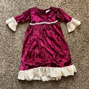 Frilly Frocks sz 0-3 gown.